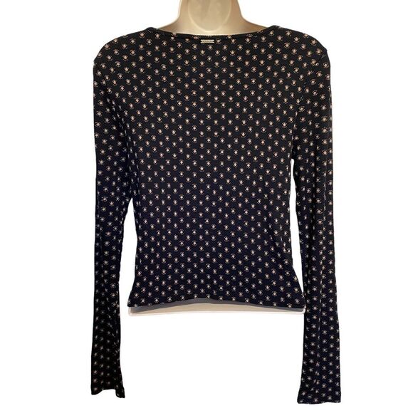 Volcom Sunscaper Long Sleeve Printed Top Sz S (4-6) NWT - Picture 2 of 9